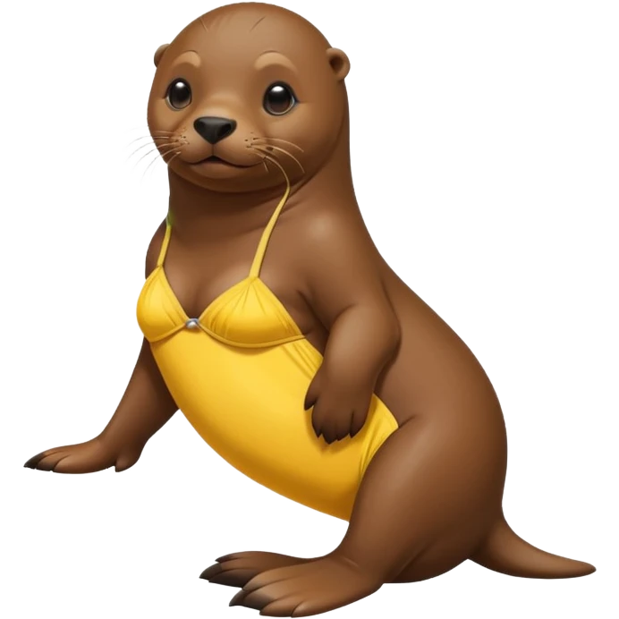  sea lion in a bikini  emoji