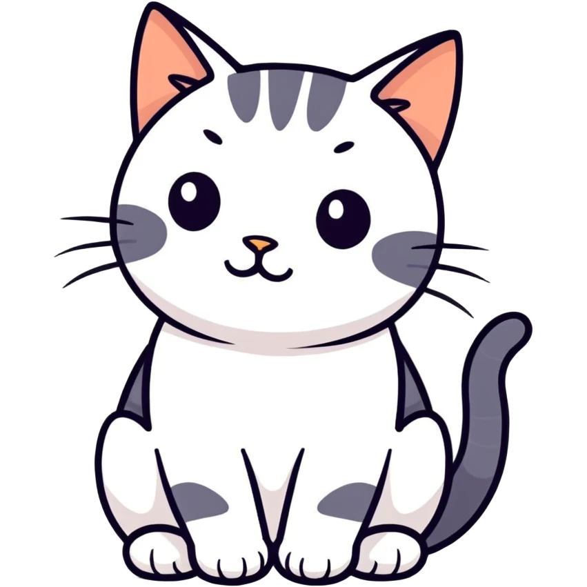 Cute cat emoji