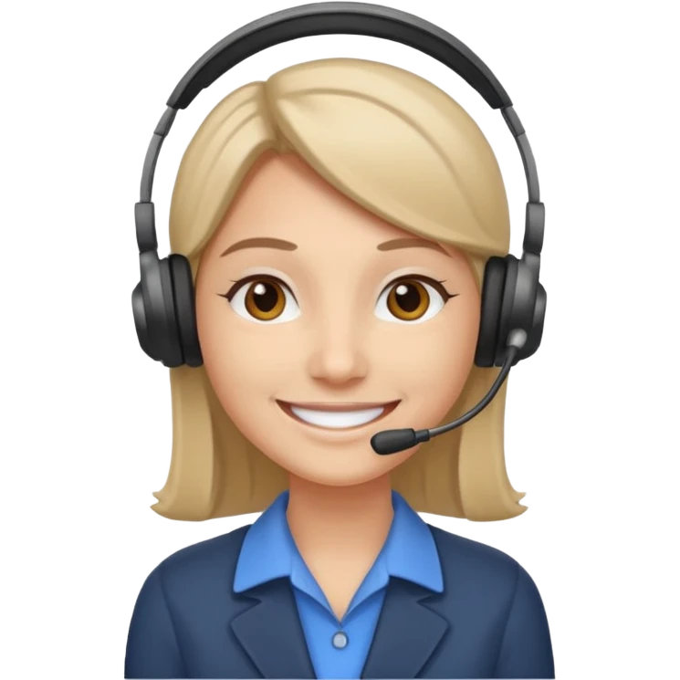 Customer calls, headphone or related  emoji