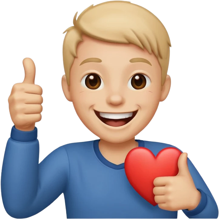 Add these three emojis = 😂+ ❤️ + 👍 emoji