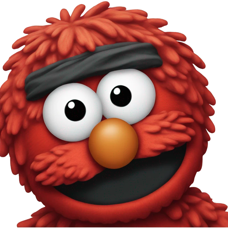 Homeless Elmo emoji