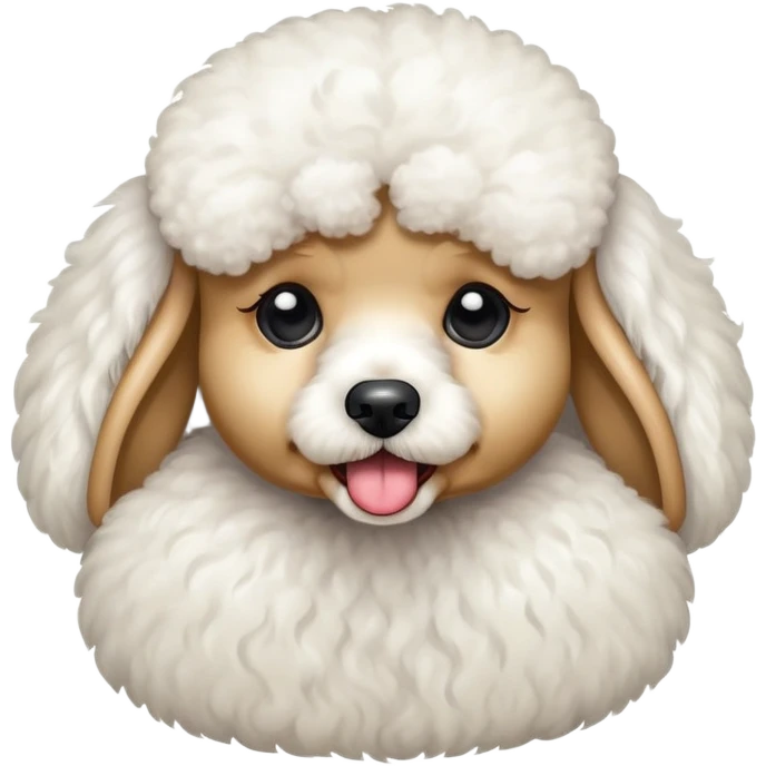 crying poodle emoji