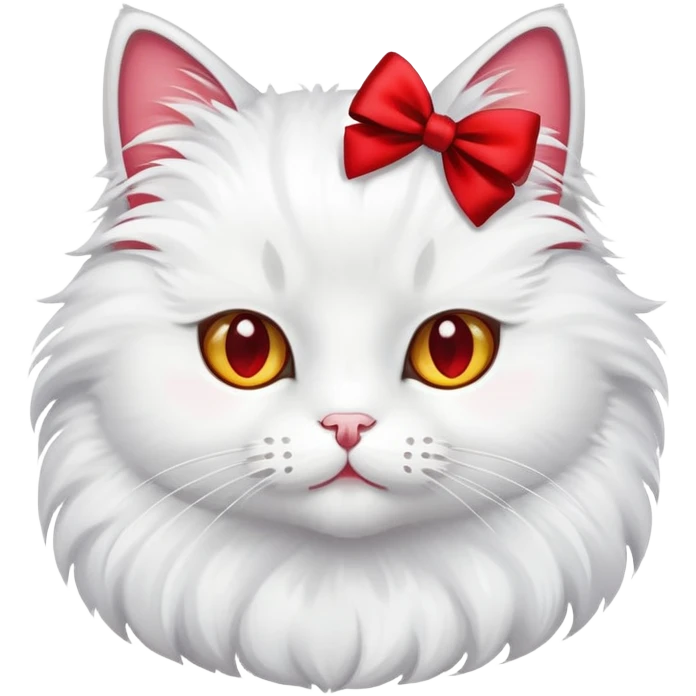 Cat with bow emoji