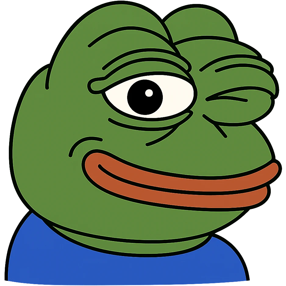 pepe the frog winking emoji