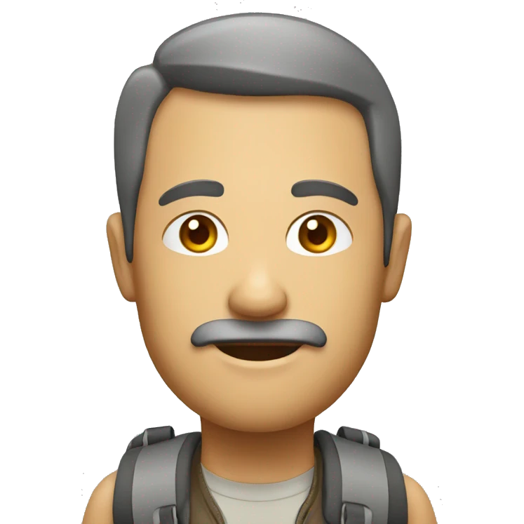 man traveller emoji