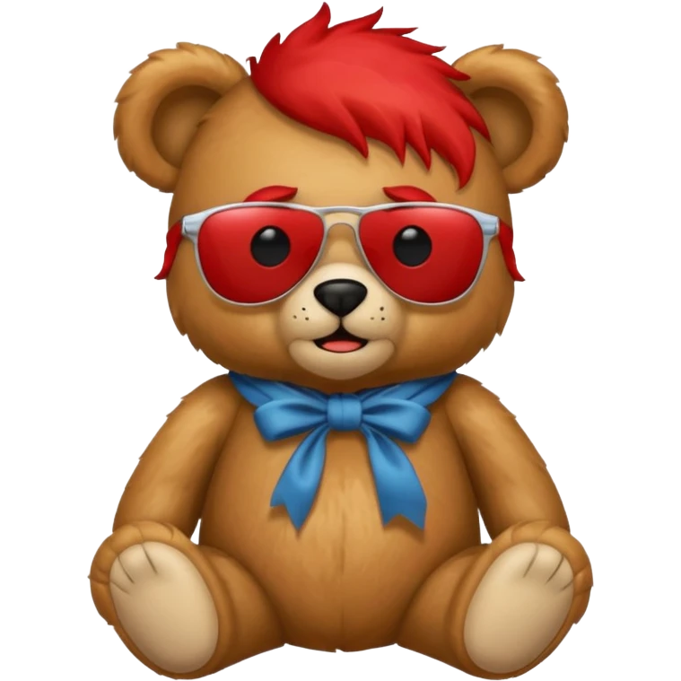 Hungover teddy bear  emoji