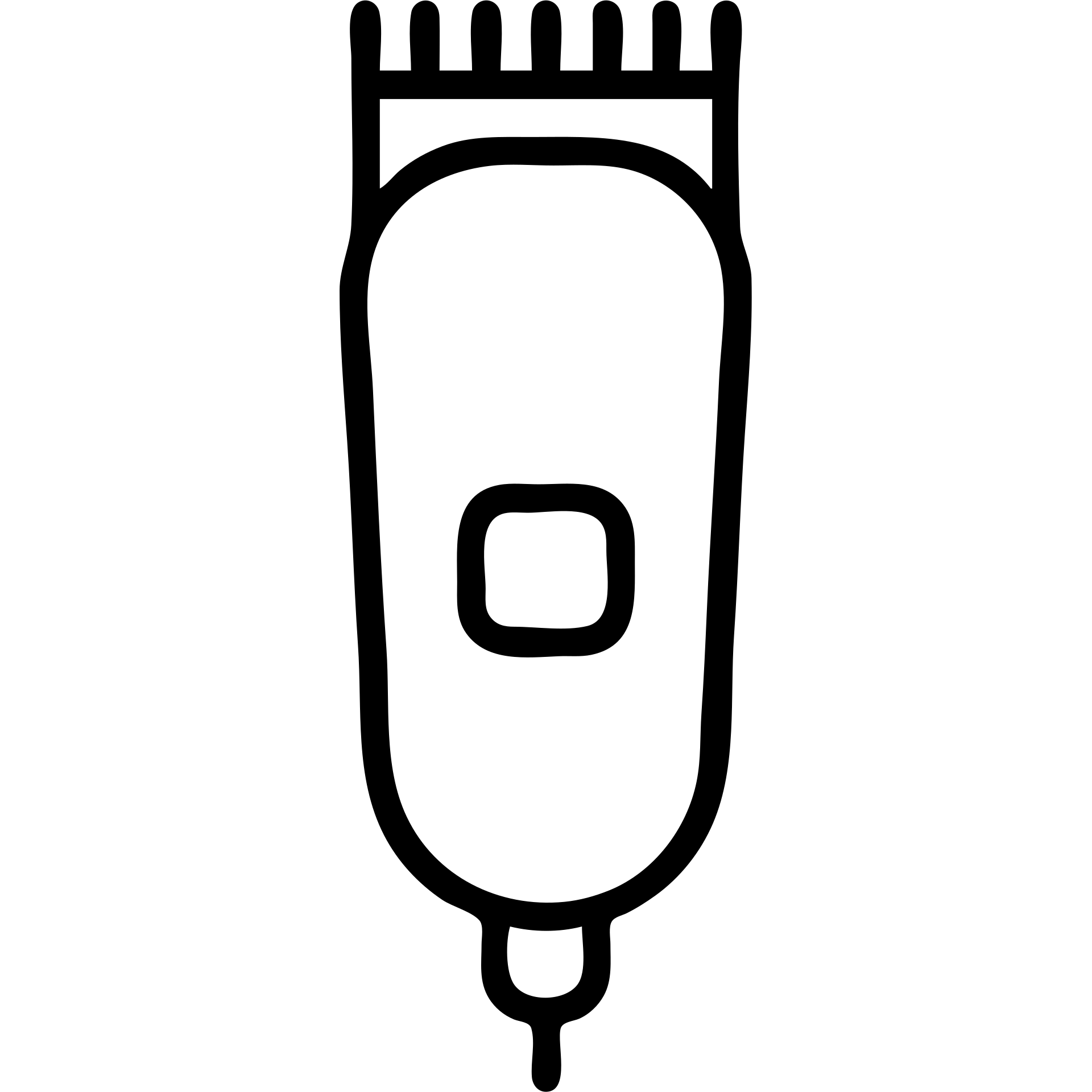 outlined barber trimmer icon emoji