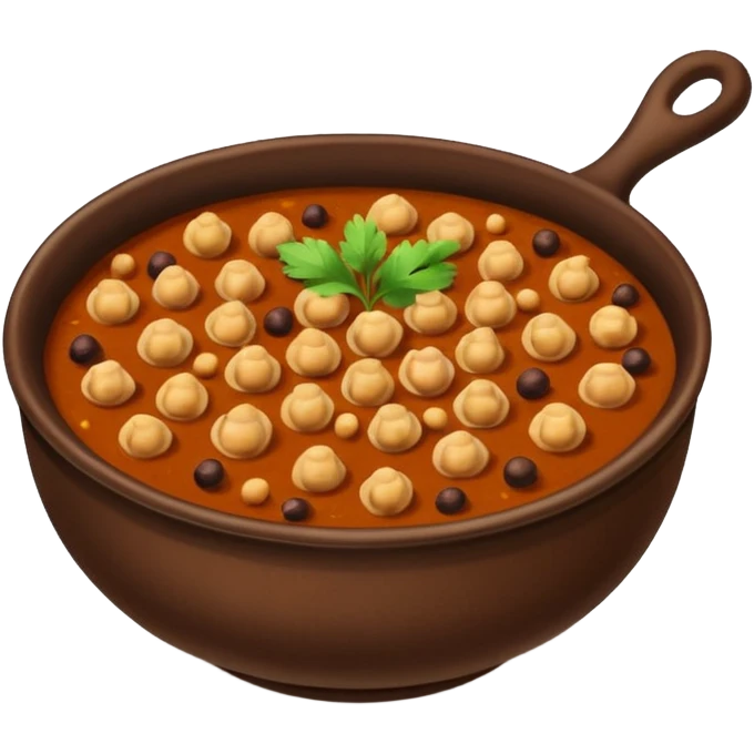 Black chana curry emoji