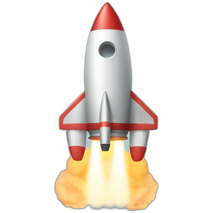 funny rocket emoji