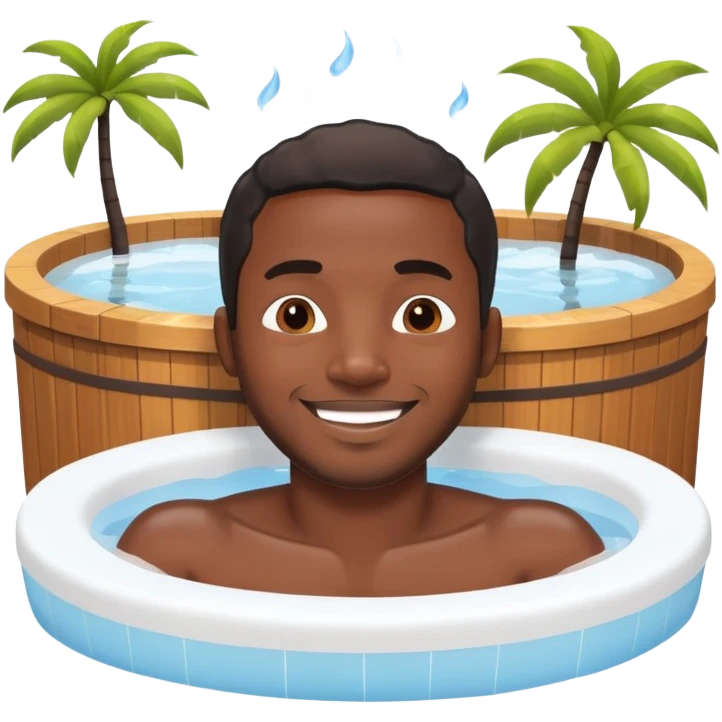 Black guy in hottog emoji