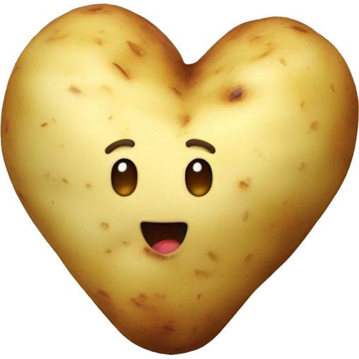  potato heart emoji