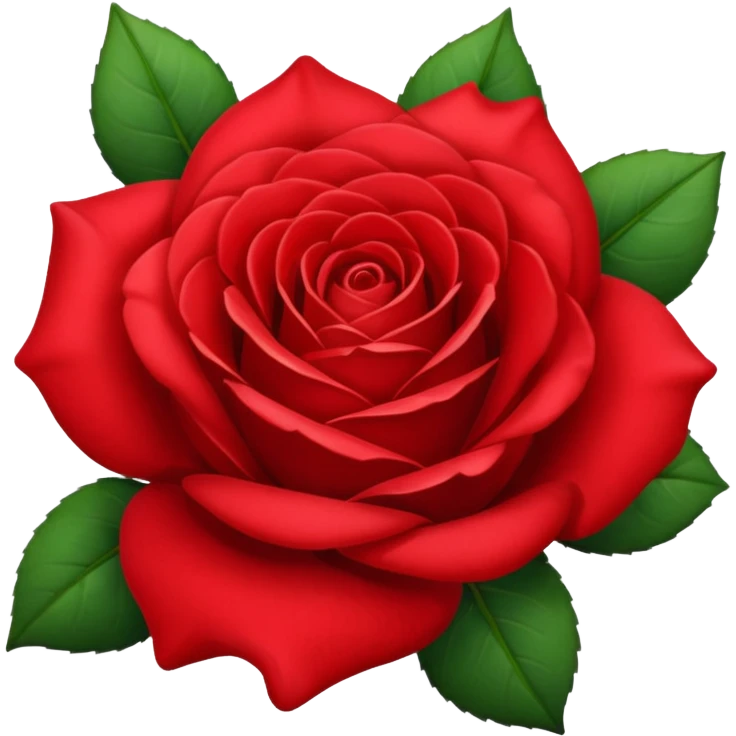 a red rose emoji