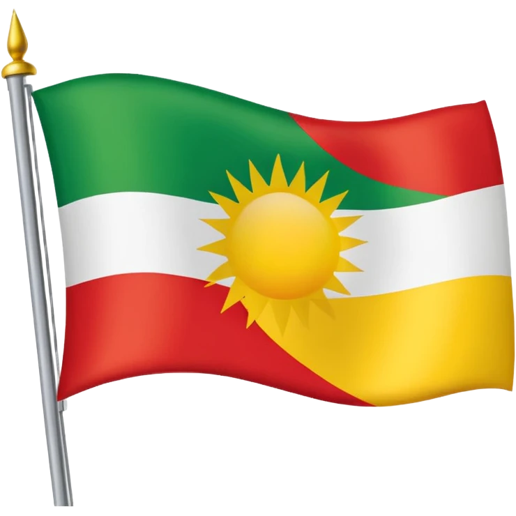 Kurdish flag emoji