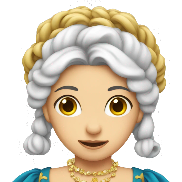 A fallera emoji