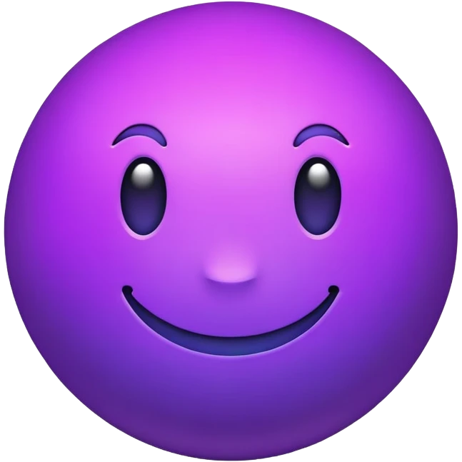 neon violet moon emoji