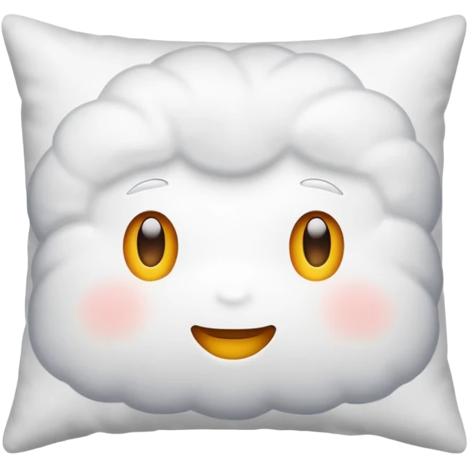pillow no face emoji