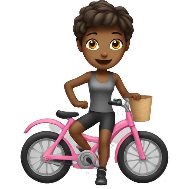 Girls on bike emoji