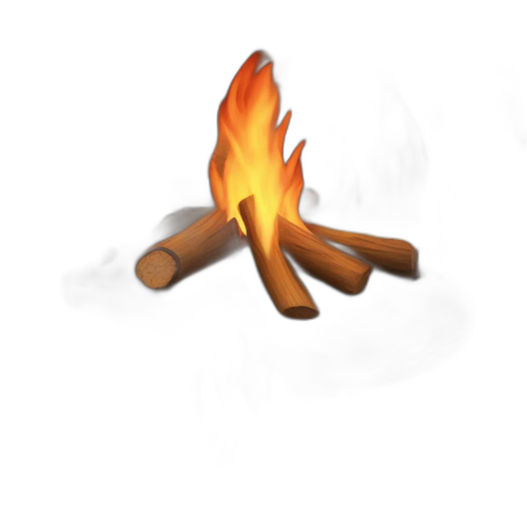 camp fire emoji