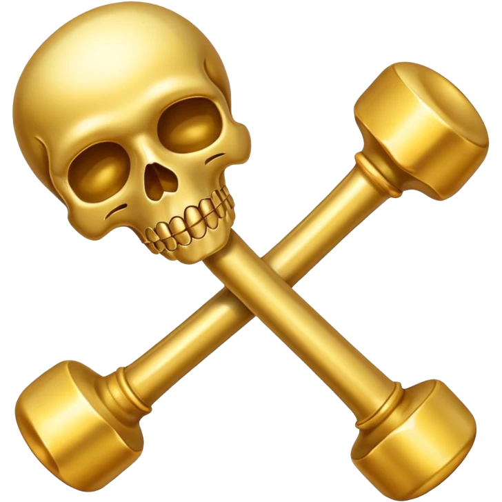 Golden bones emoji
