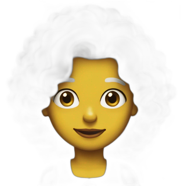 Simpson Girl white Hair emoji