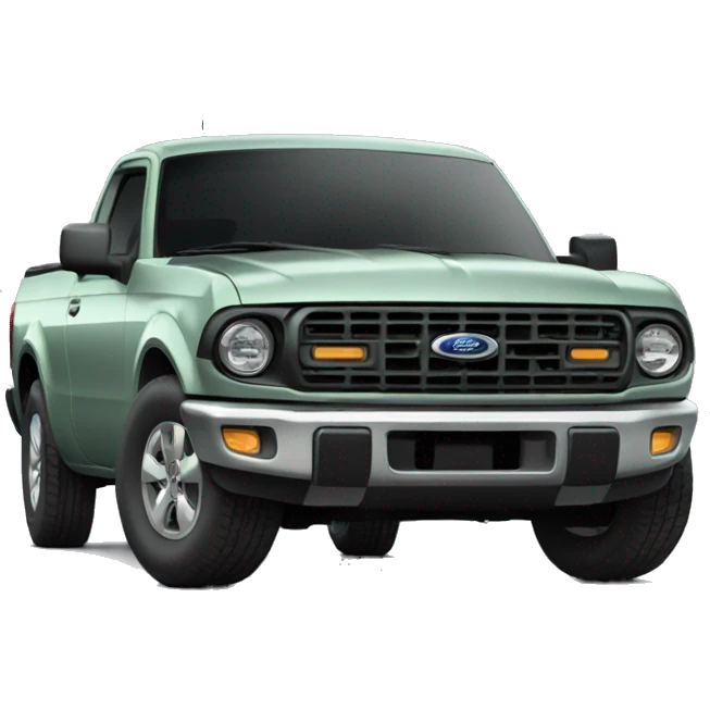 2023 ford Maverick truck, cactus grey color like light green grey emoji
