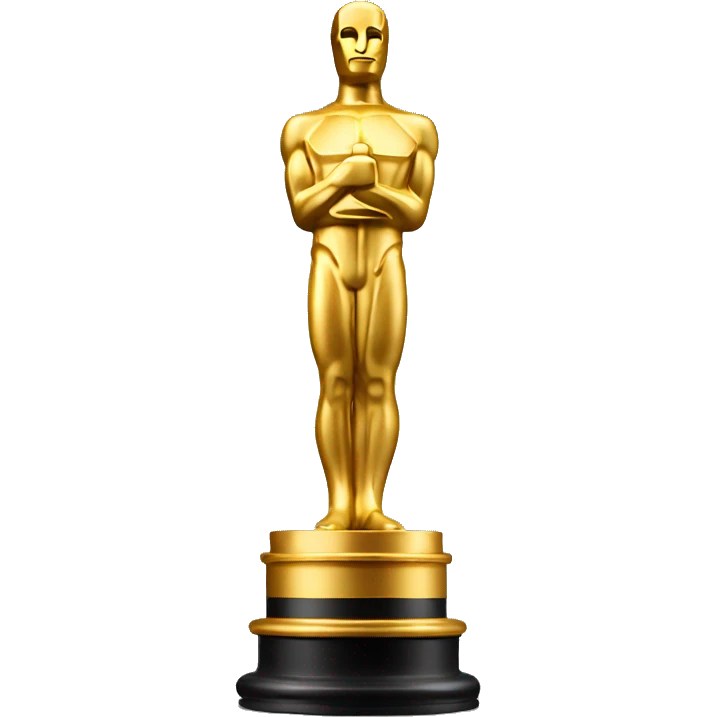 Oscar statuette emoji