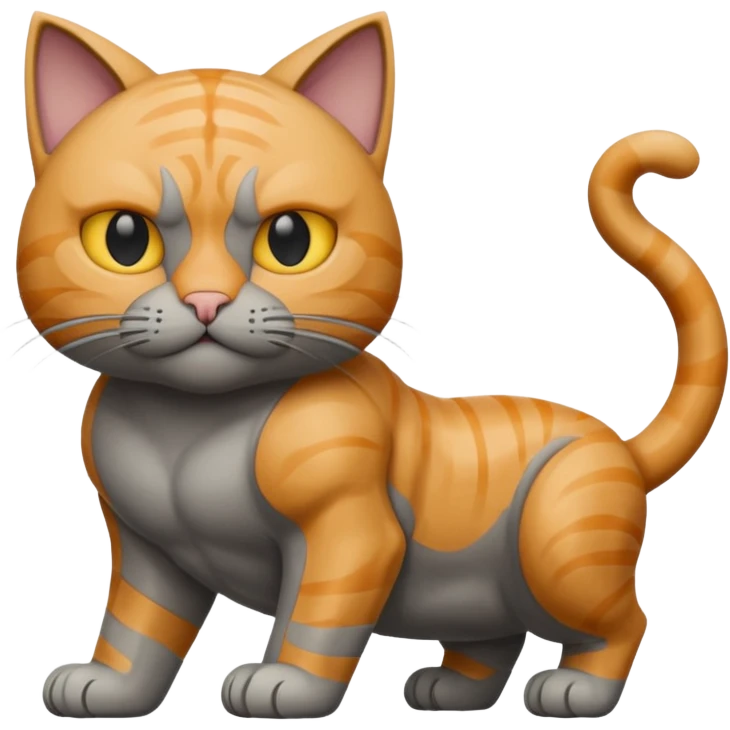 😺+💪🏻+🗿 emoji