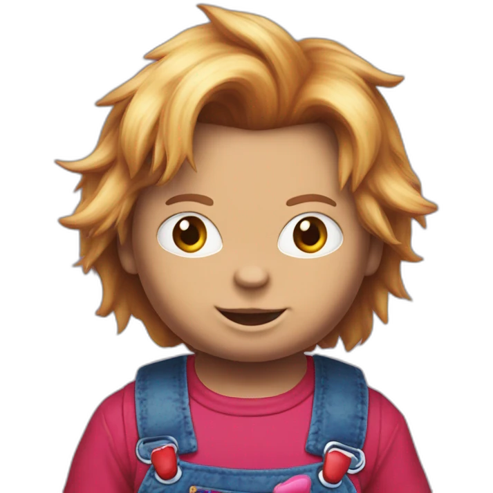 Chucky as hello kitty emoji