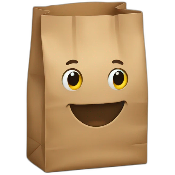  Brown paper bag emoji