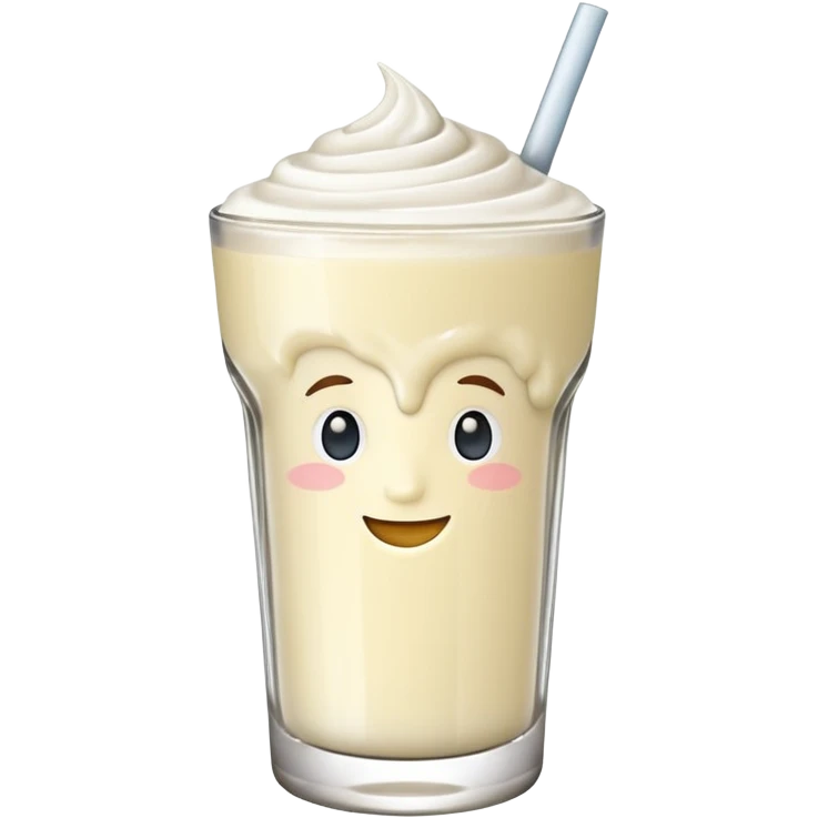 Lassi white coloured emoji