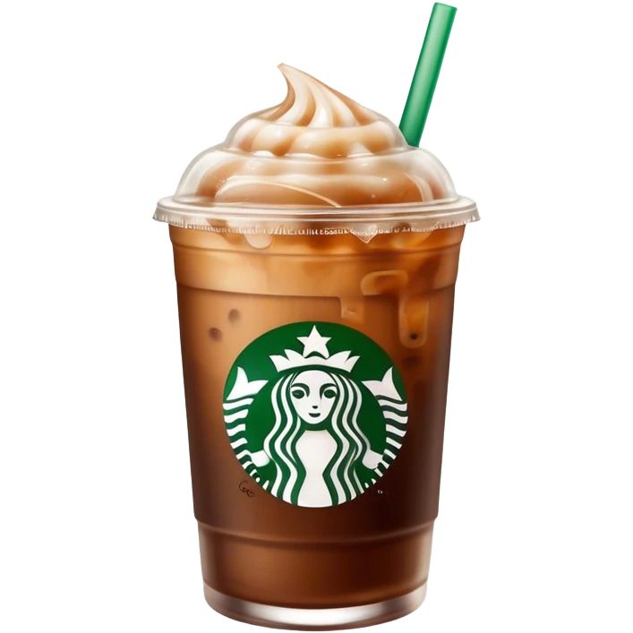 Starbucks ice coffee emoji