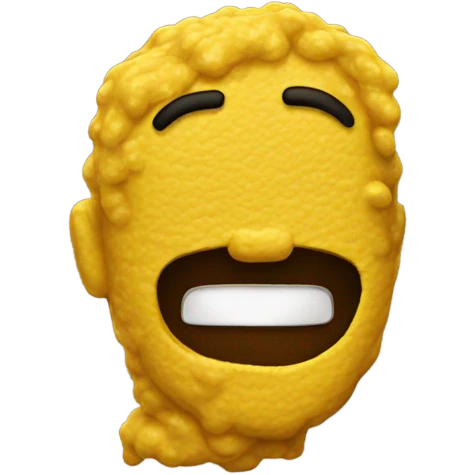 Covered in mustard emoji