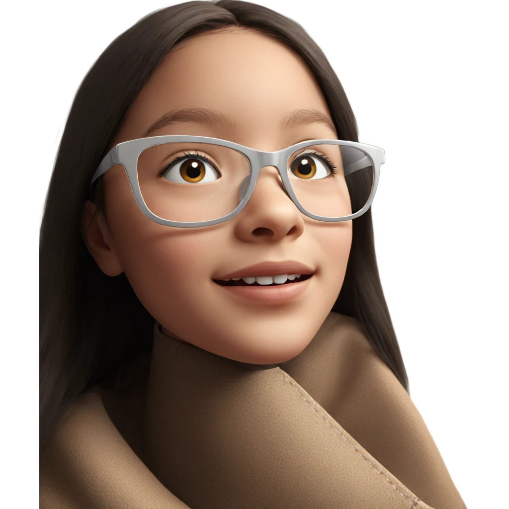 realistic portrait of girl emoji