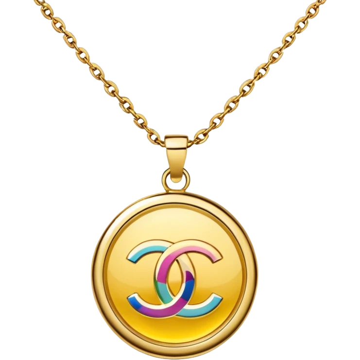 Chanel necklace  emoji