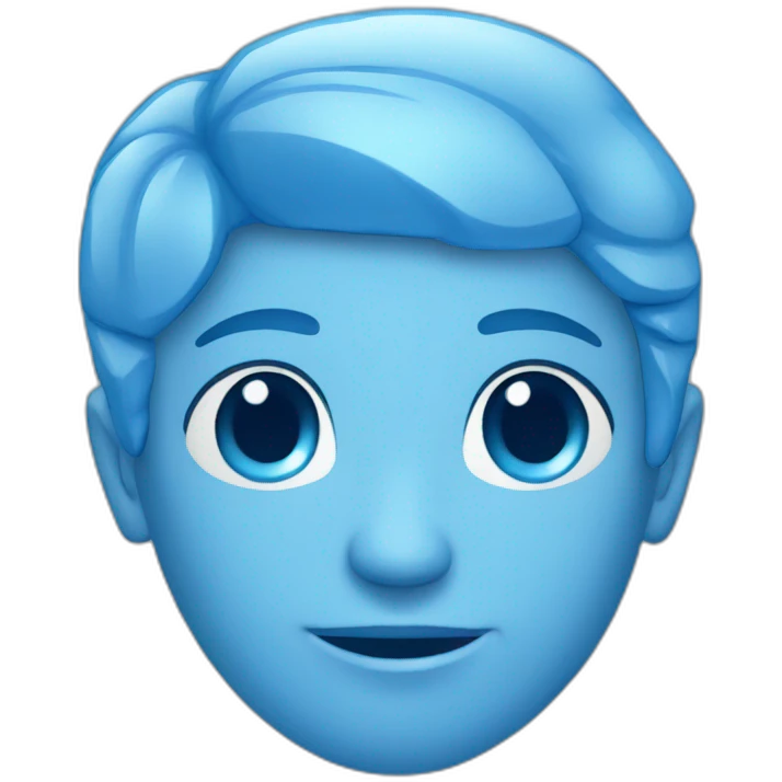 Crystal blue emoji