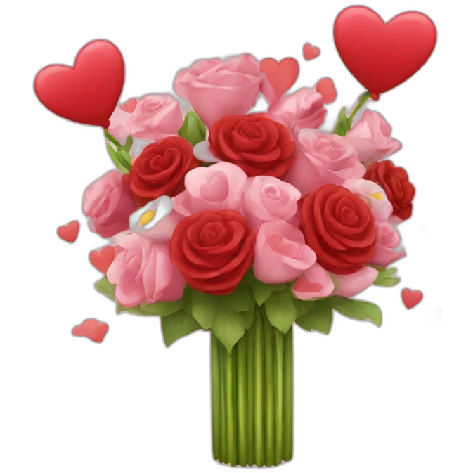 Valentine’s Day flower bouquet  emoji
