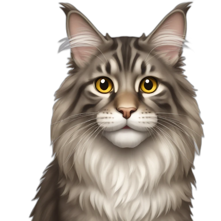 Maine coon cat emoji