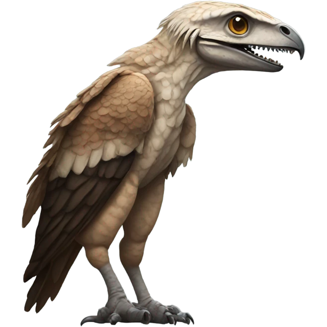 Raptor in thought  emoji