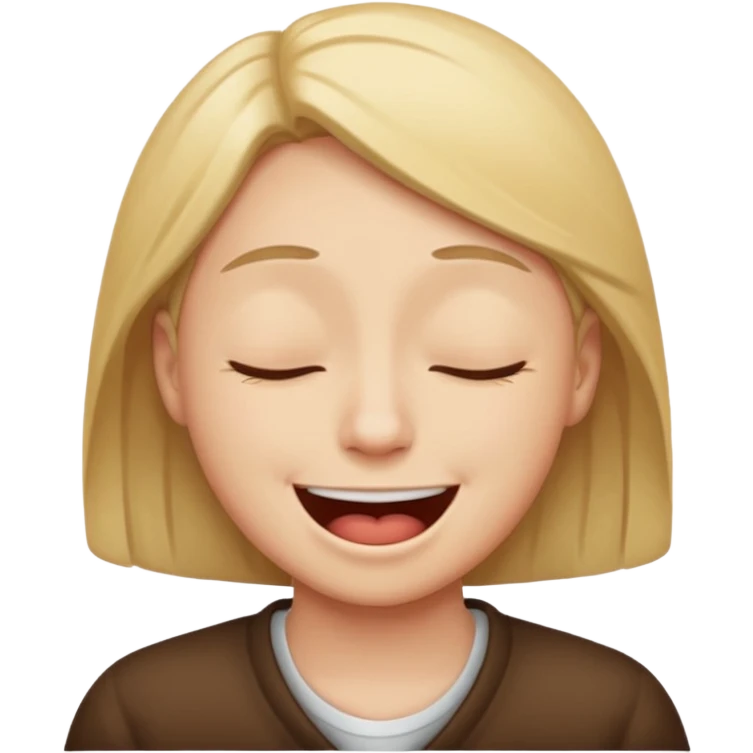 Trying not to laugh emoji