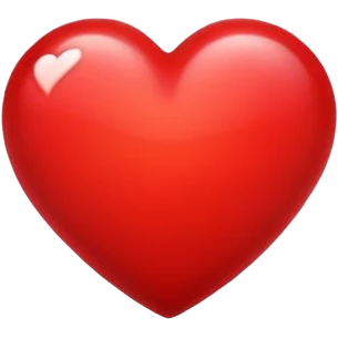 red heart emoji
