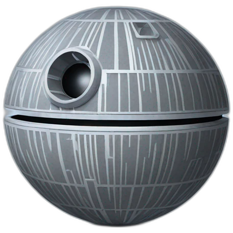 death star from star wars emoji