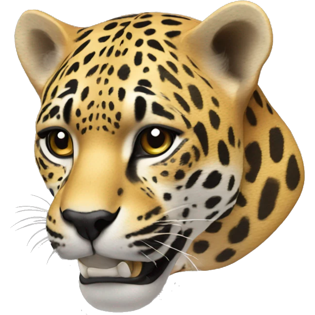 jaguar and artist palette emoji