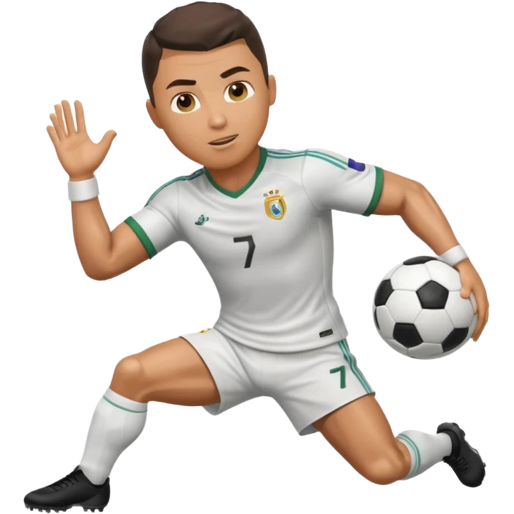Ronaldo shooting emoji