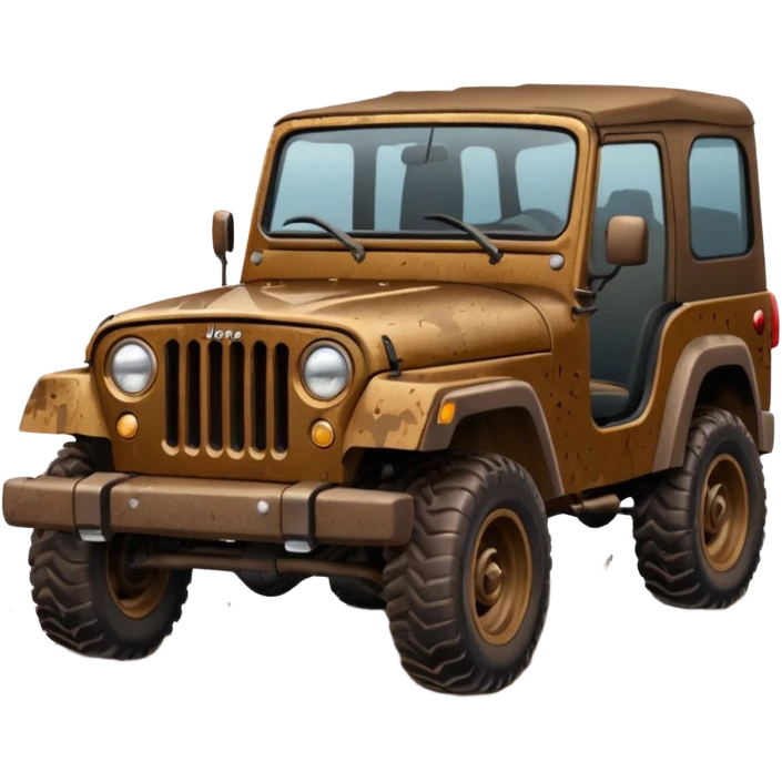 brown jeep emoji