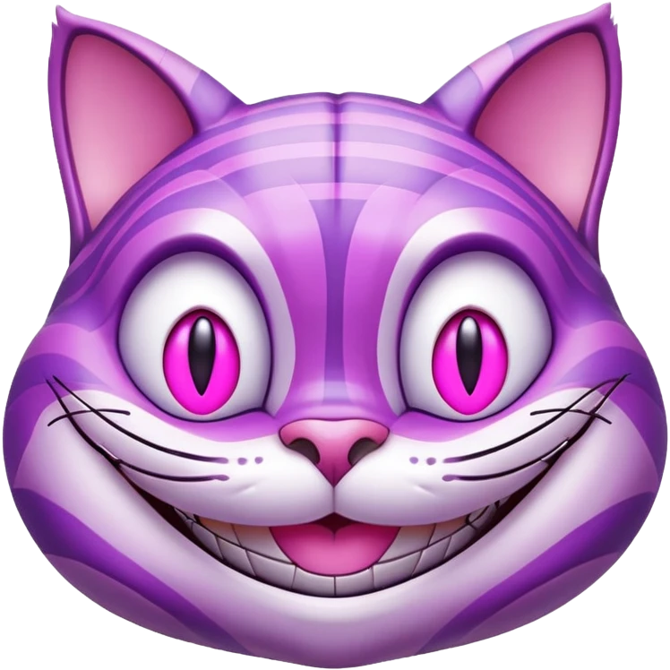 cheshire cat smiling  emoji