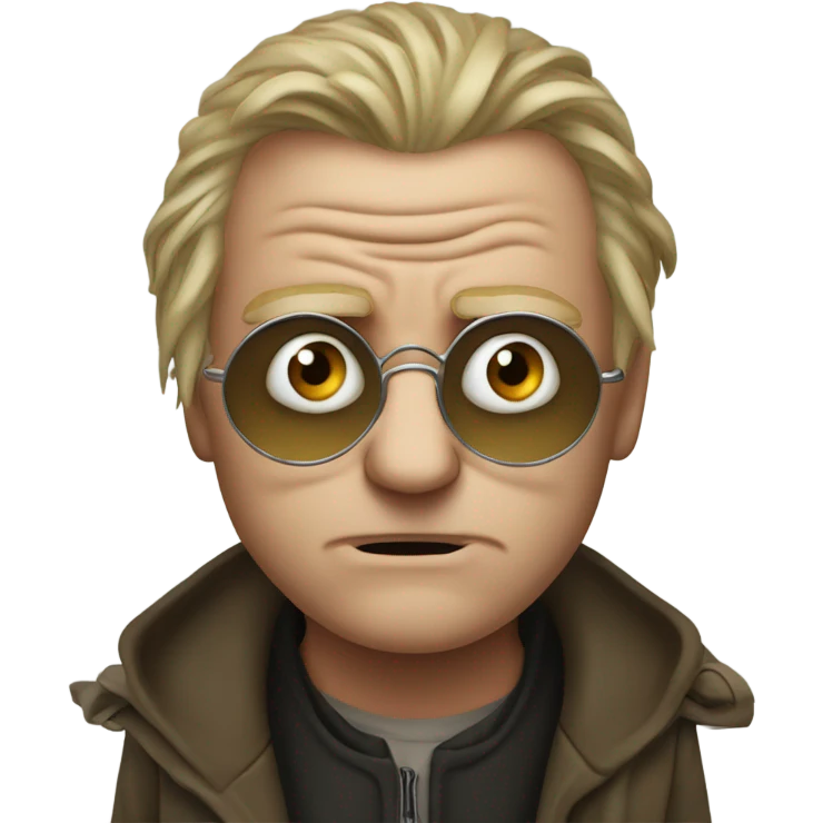 Mad eye moody with one fake eye emoji