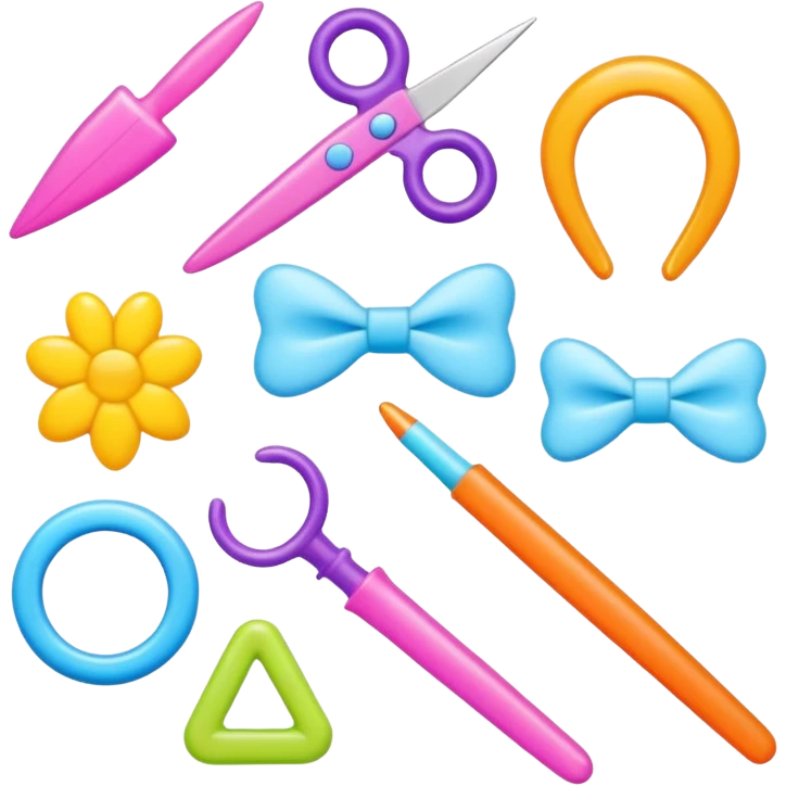 Kids Hair accessories  emoji