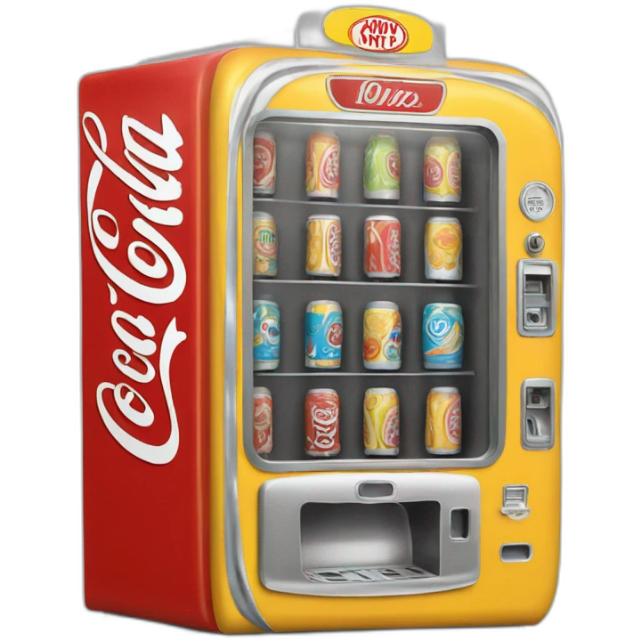 1950’s soda vending machine emoji