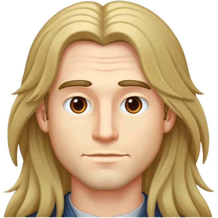 Monsieur long cheveux emoji