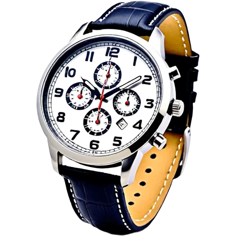 Чёрные наручные часы emoji